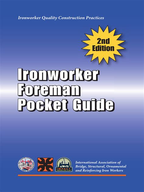 ironworker foreman pocket guide 2nd edition Reader