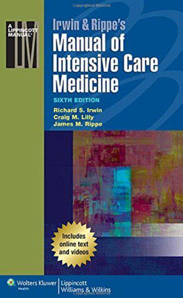 irwin and rippes manual of intensive care medicine Doc