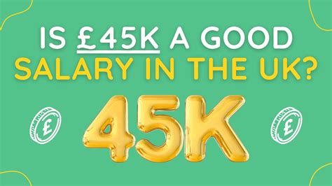 is 45k a good salary