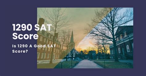 is a 1290 a good sat score