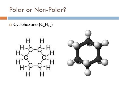 is cyclohexane polar