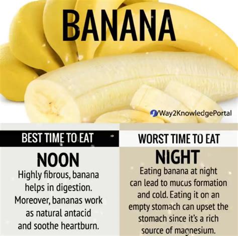 is it good to eat banana at night