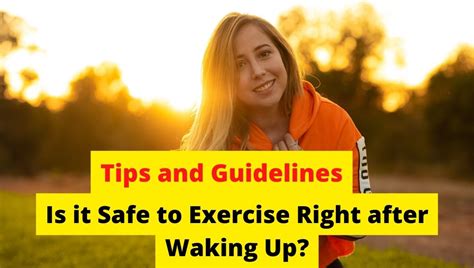 is it good to exercise after waking up