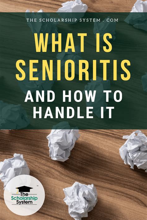 is senioritis real