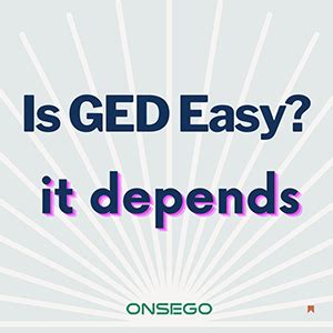 is the ged easy