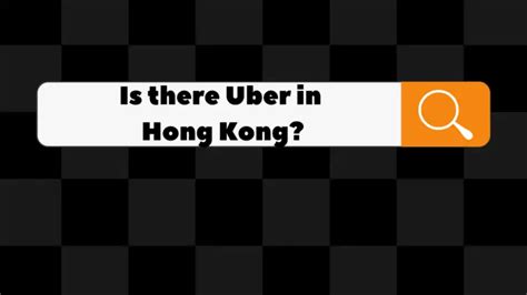 is there uber in hong kong