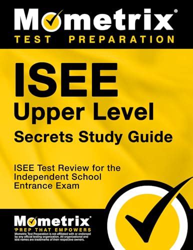 isee upper level secrets study guide isee test review for the independent school entrance exam Epub