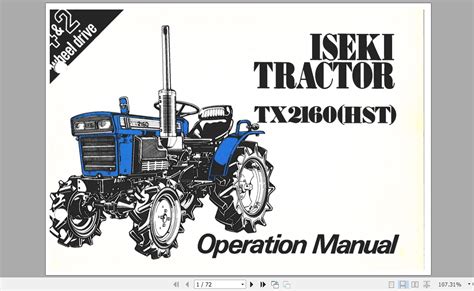 iseki tractor tx 1500 service manual Kindle Editon