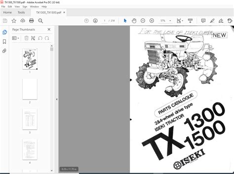 iseki tractor tx 1500 service manual Kindle Editon