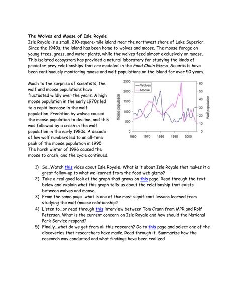 isle royale lab answer key Doc