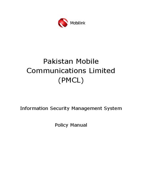 isms policy manual pdf Doc