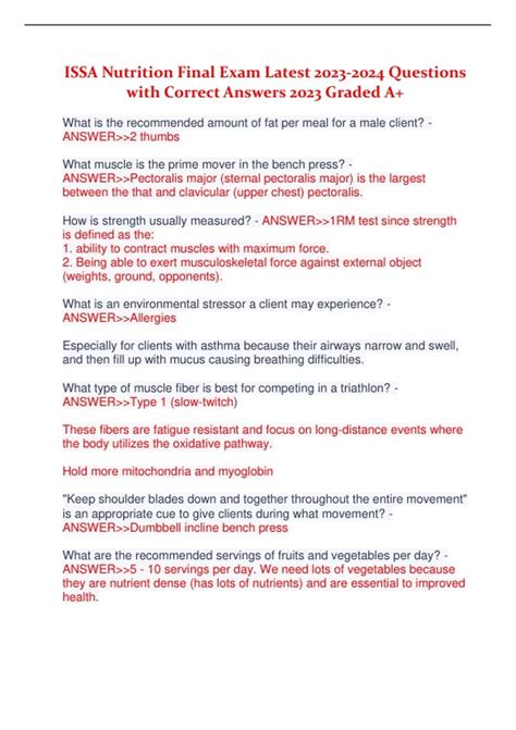 issa-nutrition-final-exam-questions-and-answers Ebook Doc