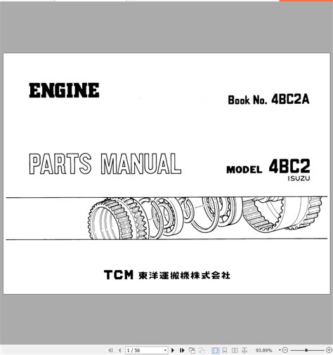 isuzu 4bc2 engine manual Ebook Kindle Editon