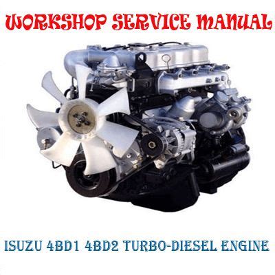 isuzu 4bd1 engine workshop manual pdf Kindle Editon