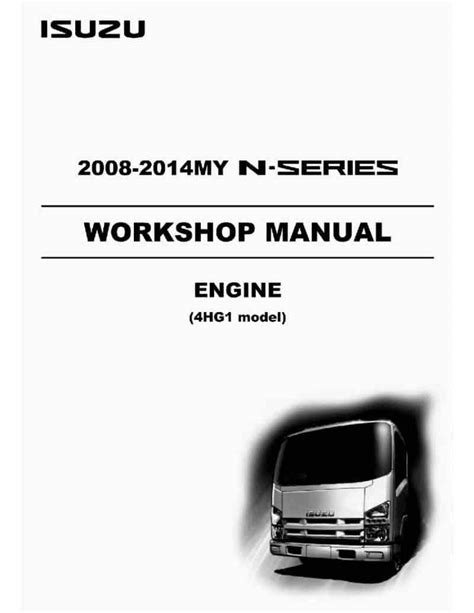 isuzu 4hg1 engine manual Reader