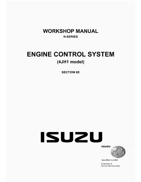 isuzu 4hj1 engine manual Epub