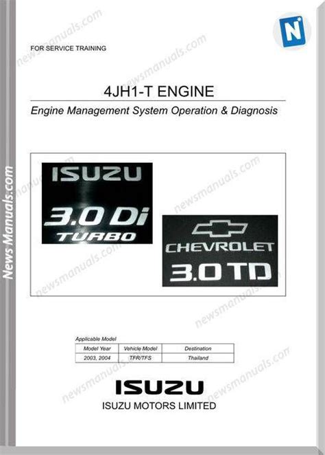 isuzu 4jh1 service manual PDF