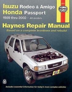 isuzu rodeo amigo 89 02 haynes manuals haynes repair manuals Kindle Editon