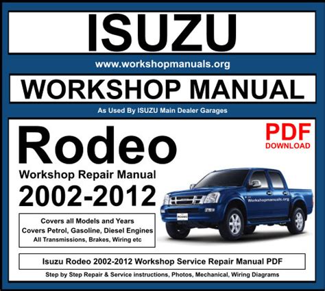 isuzu rodeo transmission repair manual Epub