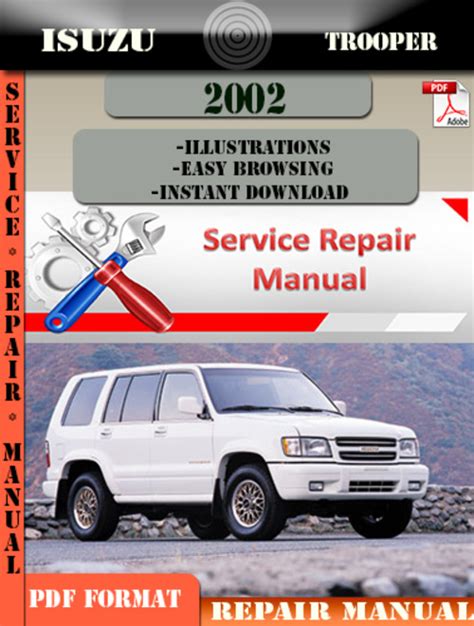isuzu trooper maintenance repair and workshop manual 1998 a 2002 Epub