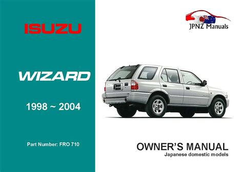 isuzu wizard repair manual Reader