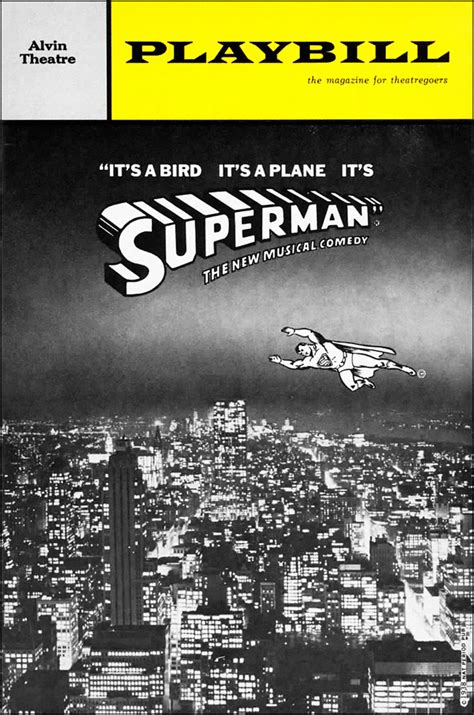 it's a bird it's a plane it's superman musical