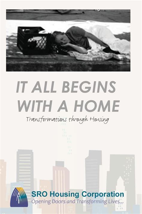 it all begins with a home transformations through housing Reader