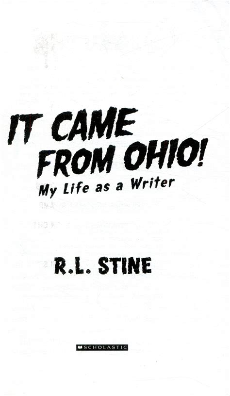 it came from ohio my life as a writer Kindle Editon