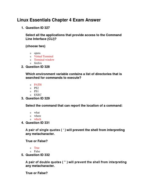 it essentials chapter 4 answers Doc