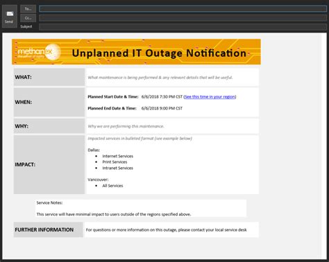 it outage notification templates at towers watson Epub