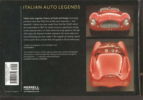 italian auto legends classics of style and design Reader