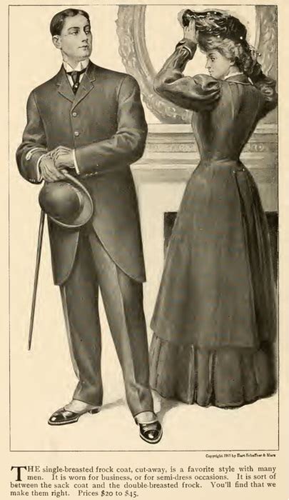 italian clothes during 1905