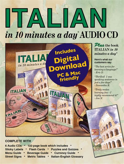 italian in 10 minutes a day® audio cd Reader