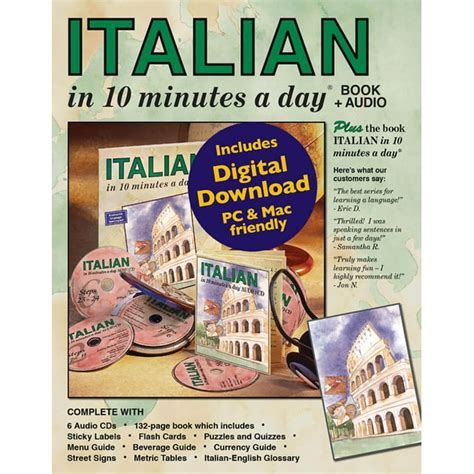 italian in 10 minutes a day® audio cd Reader