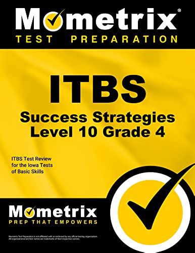 itbs success strategies level 10 grade 4 study guide itbs test review for the iowa tests of basic skills Kindle Editon