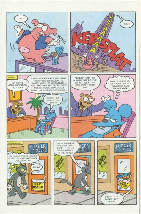 itchy and scratchy comics