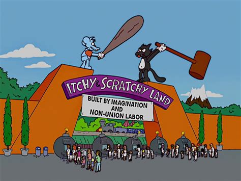 itchy and scratchy land