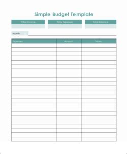 itemized expense budget template Ebook Epub