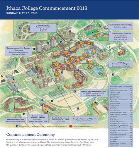 ithaca college campus map