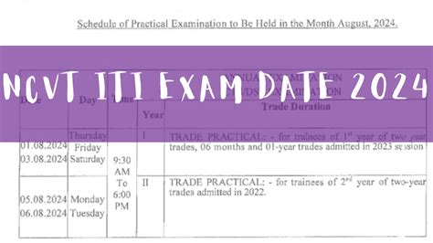 iti uk exam paper date Doc