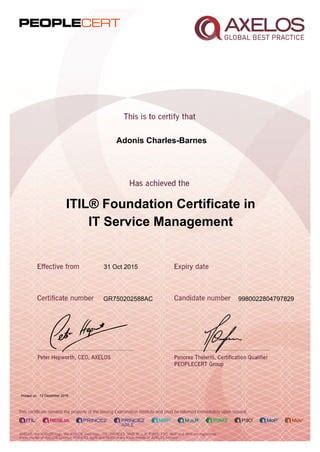 itil v3 foundation certificate in it service management Reader