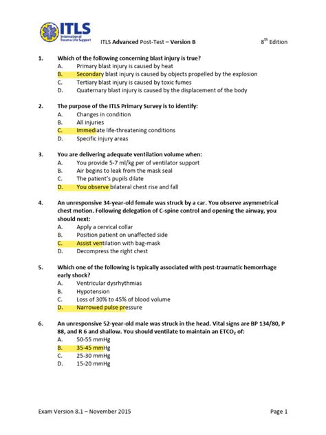 itls post test Ebook PDF