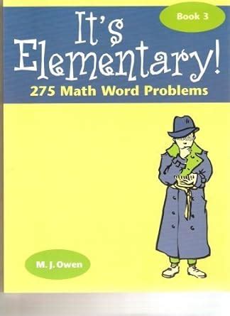 its elementary 275 math word problems book 2 paperback by m j owen Reader