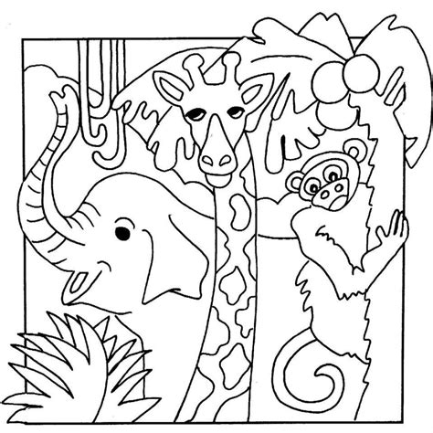 its jungle out there coloring PDF