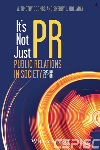 its not just pr public relations in society Epub