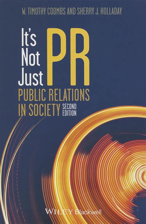 its not just pr public relations in society Epub