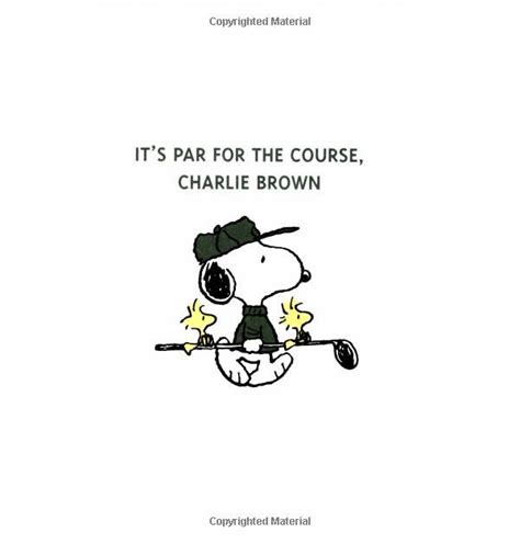 its par for the course charlie brown peanuts PDF