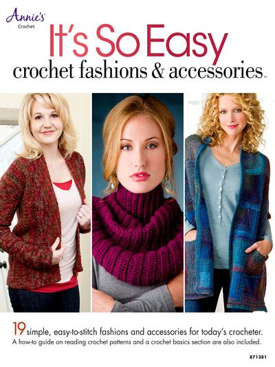 its so easy crochet fashions and accessories annies crochet PDF