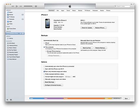 itunes manual backup iphone PDF