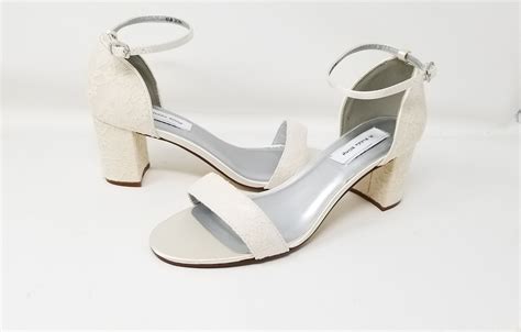 ivory block heels